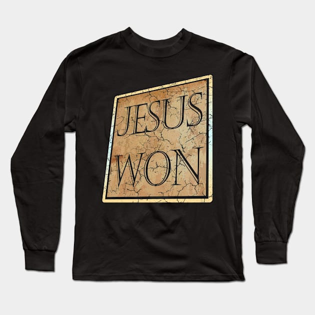 jesuswon - high quality Long Sleeve T-Shirt by katroxdesignshopart444